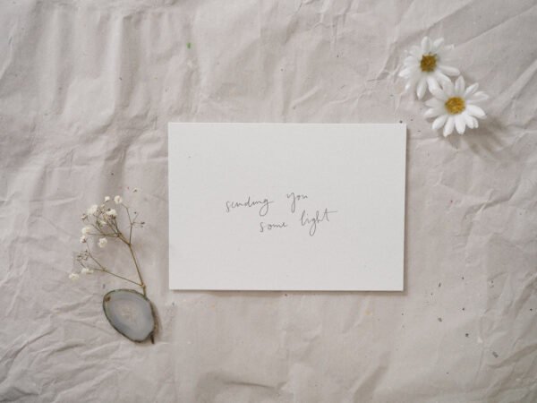 Postcard set: Sending you some light