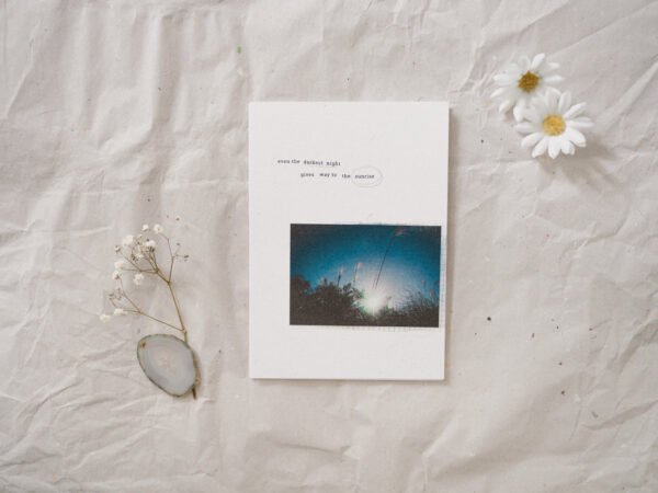 Postcard set: Way to the sunrise