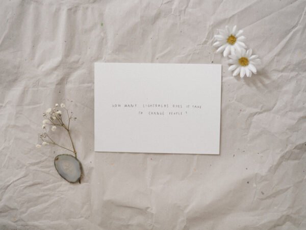 Postcard set: Lightbulbs